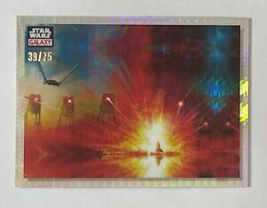2023 Topps Chrome Star Wars Galaxy Face the Dark Side Prism /75