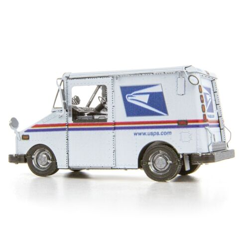 Fascinations Metal Earth  -  USPS LLV Mail Truck - 3D Steel Model Kit - Picture 1 of 4
