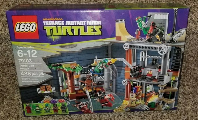 LEGO Teenage Mutant Ninja Turtles Turtle Lair Attack (79103) for sale online | eBay