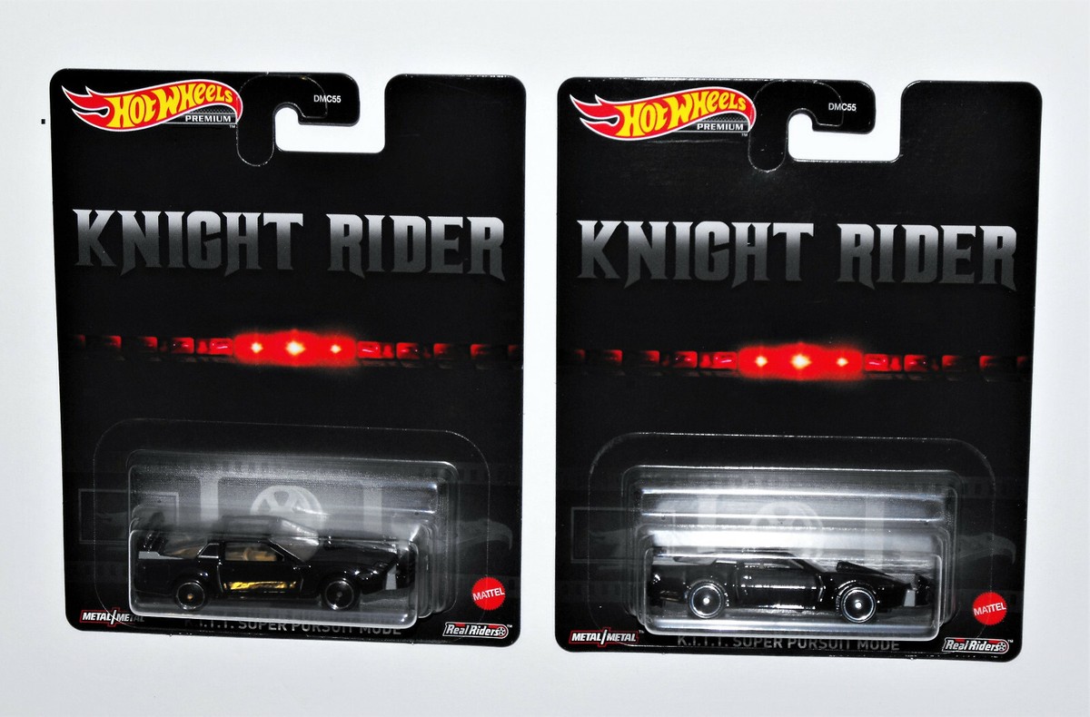 2 Hot Wheels Knight Rider K.I.T.T. Super Pursuit Mode Premium Real