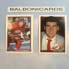 Keith Primeau 2 Card 1991 Bowman Topps Lot! NM+ Free Shipping! Rookie