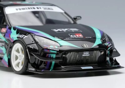 1/43 Make up EIDOLON HKS Racing Performer GR86 Black w/ Box 1/43 Make up EIDOLON HKS Racing Performer GR86 Black w/ Box