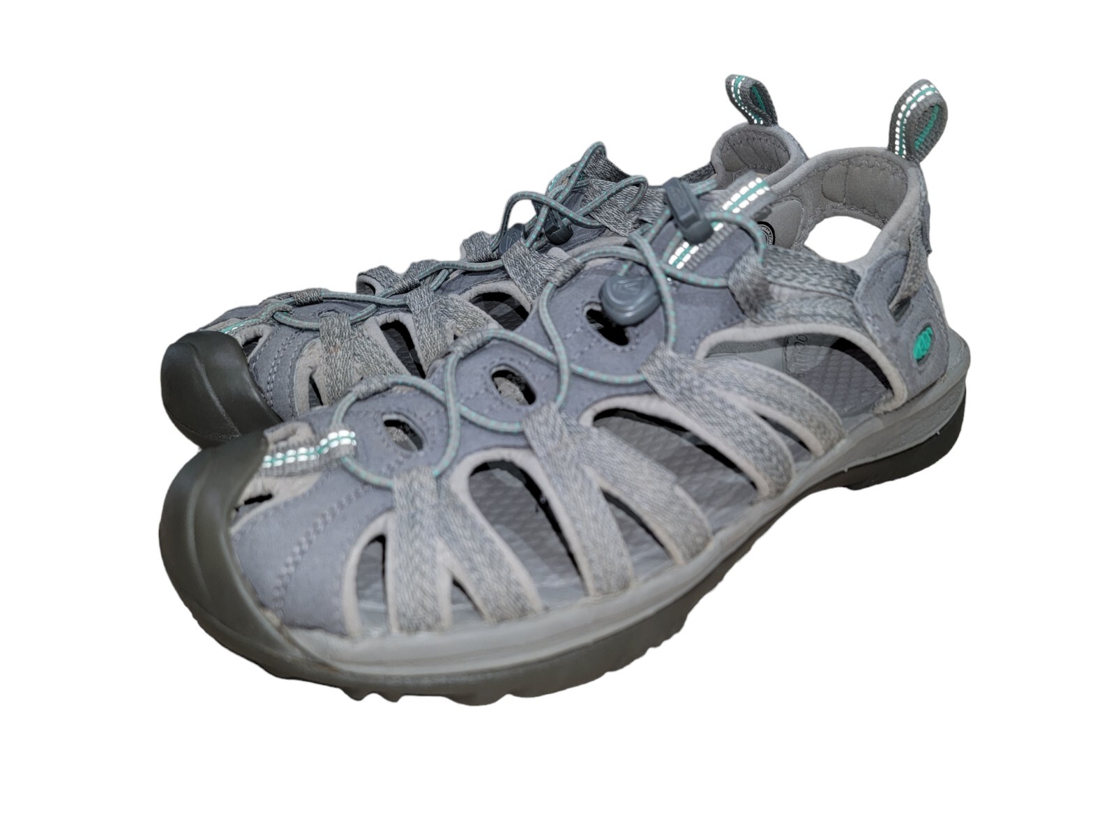 Keen Scarpa Donna Impermeabile Sussurro Grigio Trail Escursionismo Sport Sandalo Tg 11