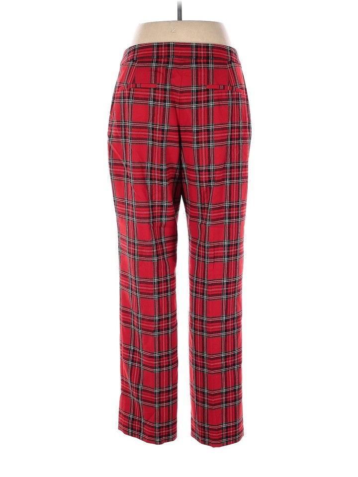 J.Crew Women Red Wool Pants 12 eBay
