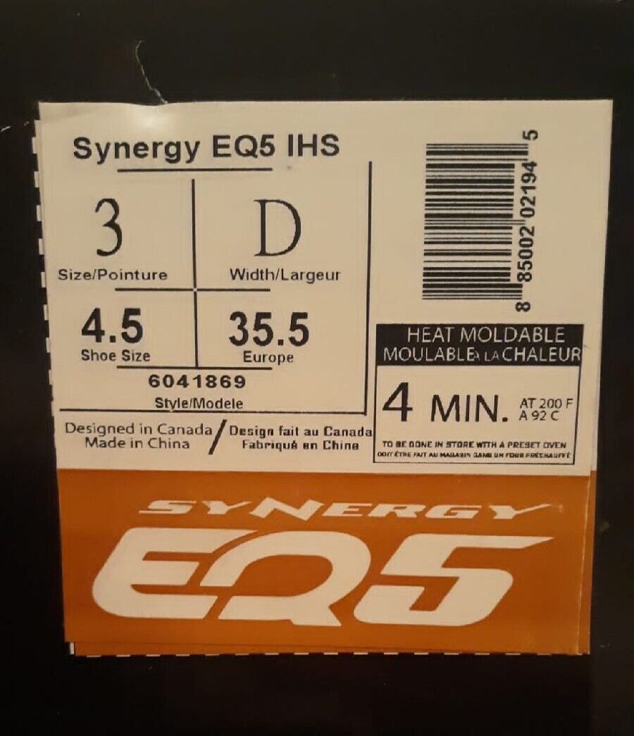 Heat Moldable Easton Synergy EQ5 IHS Ice Skates eBay