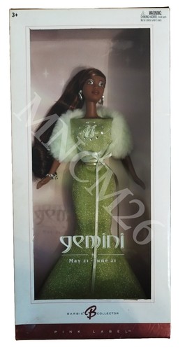 Barbie Collection Zodiaque – Vierge (Virgo) – Pink Label 2004 – Mattel – Neuf
