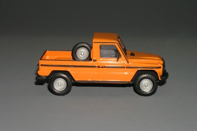 Ultra RARE! Mercedes G W460 Pick Up Hard Top Orange Hand Made Vector Models 1/43