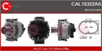 Casco Lichtmaschine Generator 180A 12V FüR Mercedes-Benz M-Klasse ML 320 CDI