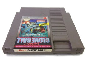 Super Glove Ball w/ Sleeve CLEANED & TESTED AUTHENTIC NES Nintendo Game Cart