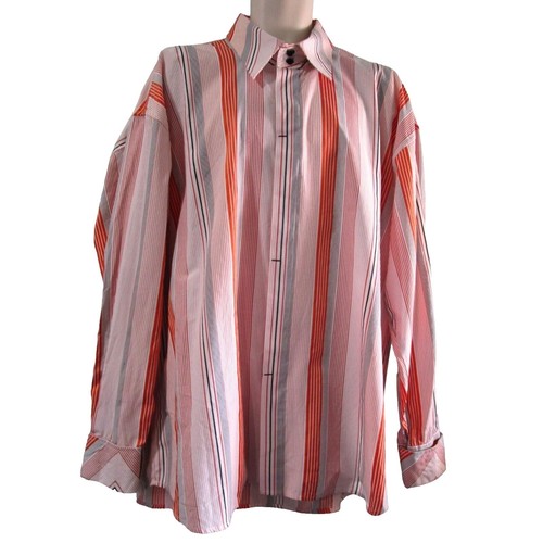 bcbg attitude dress shirt BCBG ATTITUDE Men's Blue Cotton Long Sleeve Modern Fit Dress Shirt Sz L 32/33