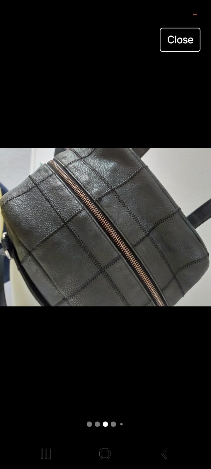Chanel Black Vintage  Camera/Bowling  Bag Authenticity Card And Dust Bag image 3