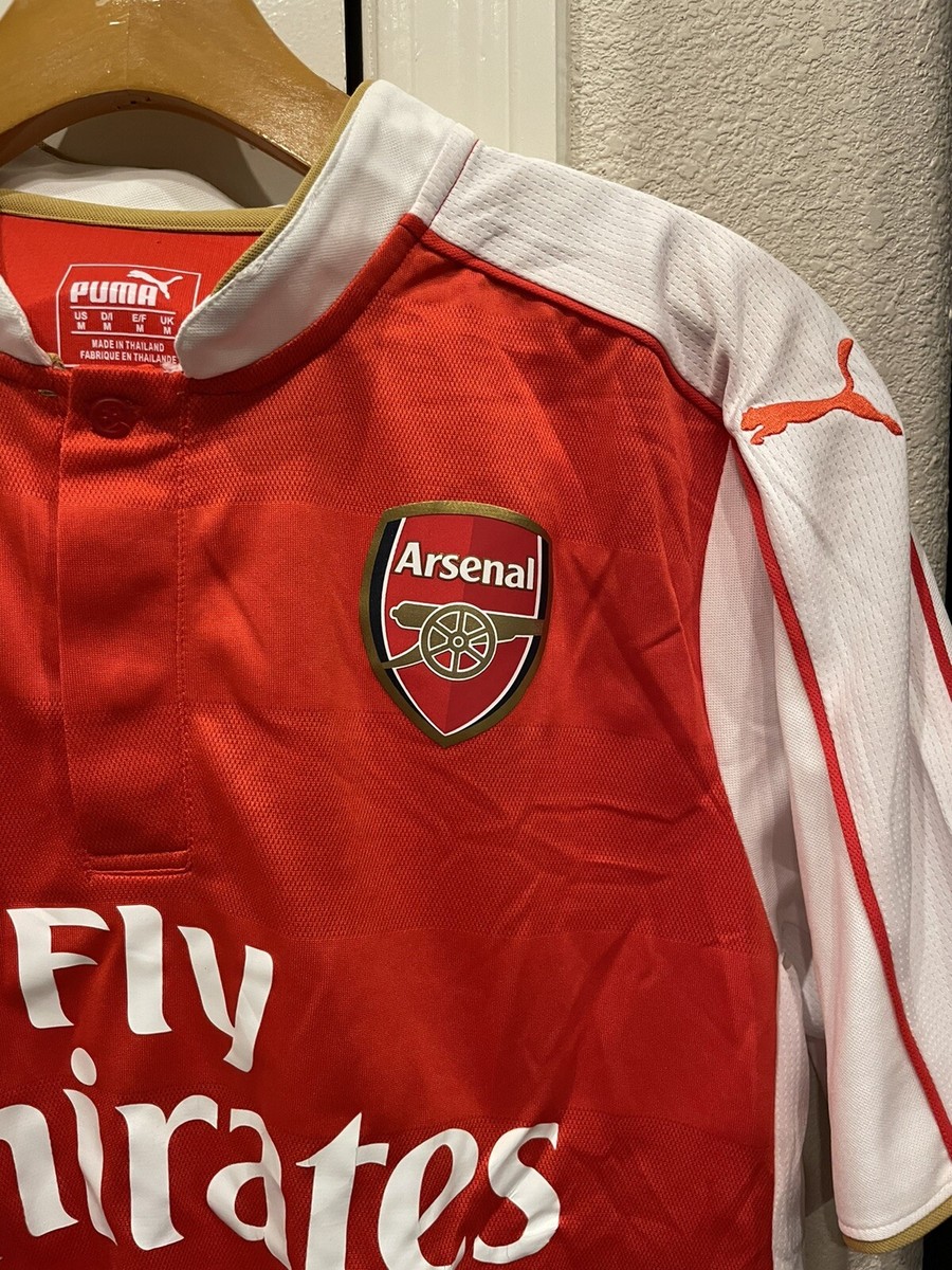 2016 Puma Arsenal FC Jersey Home Kit Red Mens Size Medium | eBay