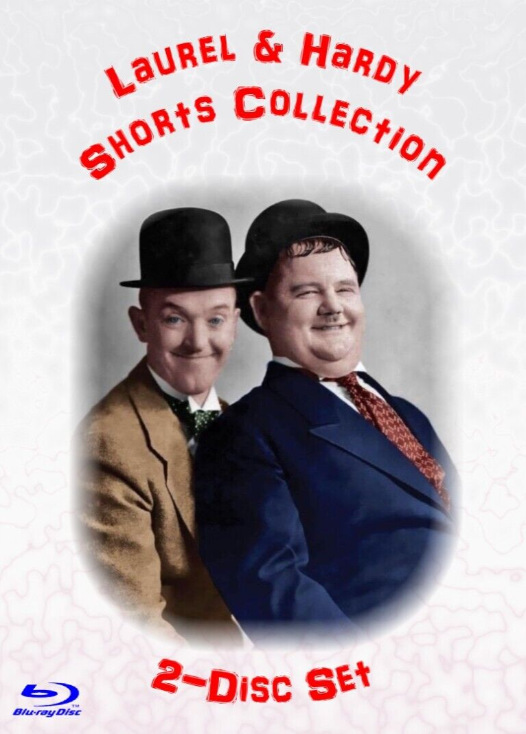 Laurel & Hardy SHORTS Collection 2-Blu-Ray Set Remastered Slapstick Comedy Films