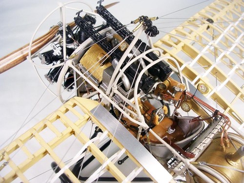 Modelo Airways Fokker Eindecker E-IV Escala 1:16 Madera y Metal Modelo Kit para construir - Imagen 4 de 12