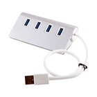 4-Port USB 3.0  Aluminum Hub 5Gbps High Speed Adapter Convertor For PC/Laptop