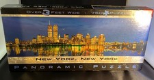 NEW New York Skyline Panoramic Puzzle 765 Sealed Pieces - Twin Towers 2000