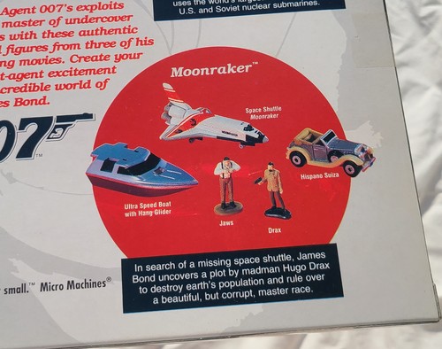 Micro Machines James Bond 007 Figures and Vehicles 1995 Galoob No. 74810 New - Picture 12 of 15