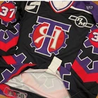 Game Worn Hockey Jersey Lokomotiv Torpedo Yaroslavl 1995 -1998 Rare BAUER 54