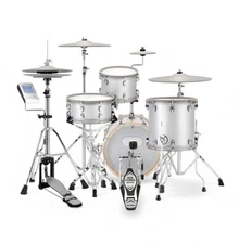 EFNOTE 5 Acoustic Designed Electronic Drum Kit White Sparkle