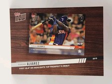 2020 Topps - Topps Now 2019 Review Yordan Alvarez #TNR-4 (RC) Houston Astros 