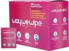 On-The-Go Flushable Feminine Wet Wipes, XL Indivily Wrapped Female