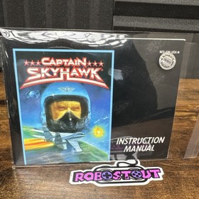 Captain Skyhawk (Nintendo) NES Manual folleto de instrucciones solamente⭐