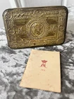 ORIGINAL WW1 PRINCESS MARY TIN 1914 BRITISH ARMY MILITARY GIFT WWI