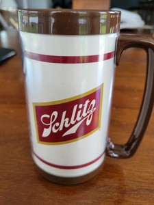 Vintage Schlitz Thermo-Serv Beer Mug Plastic 