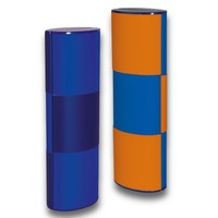 Zauberetui / Logic / Change Medium Lang Blau - Dunkelblau/Orange