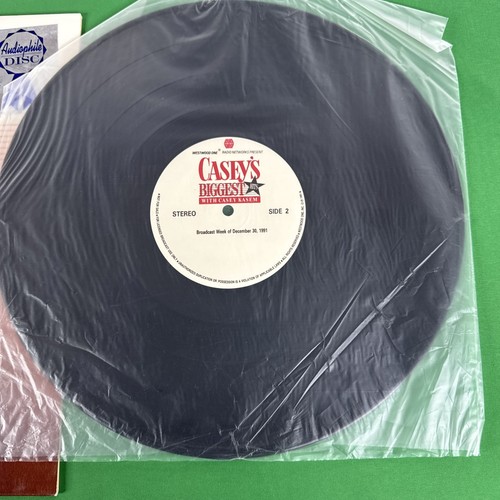 Casey Kasem LP Casey's Biggest Hits 92-01 December 1991 - Picture 7 of 9