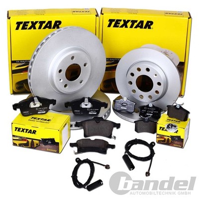 TEXTAR BREMSSCHEIBEN + BELÄGE VORNE+HINTEN passend für MINI R60 R61 COUNTRY PACE