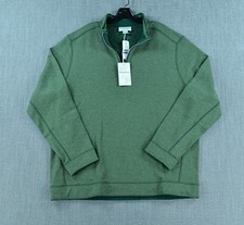Tommy Bahama Sweater Men's 2XL Green Reversible 1/2 Zip Pullover Sweatshirt NWT