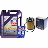 Inspektionskit Filter Liqui Moly ÖL 5L 5W-40 FüR Opel Corsa D F08 F68 1.3 Cdti