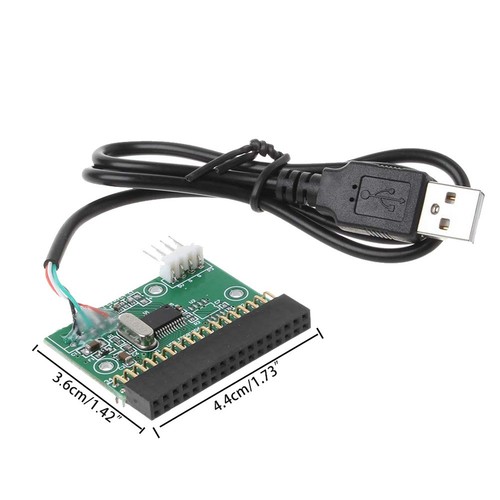 1.44Mb 3.5Inch Floppy Drive Connector 34 Pin to USB Cable Adapter Pcb Board2128 - Afbeelding 8 van 8