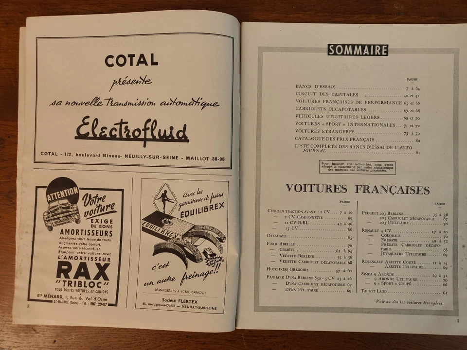 1952 Numéro Spécial salon de l’Auto-Journal - Photo 2/4