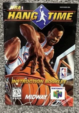 NBA hangtime n64 manual booklet