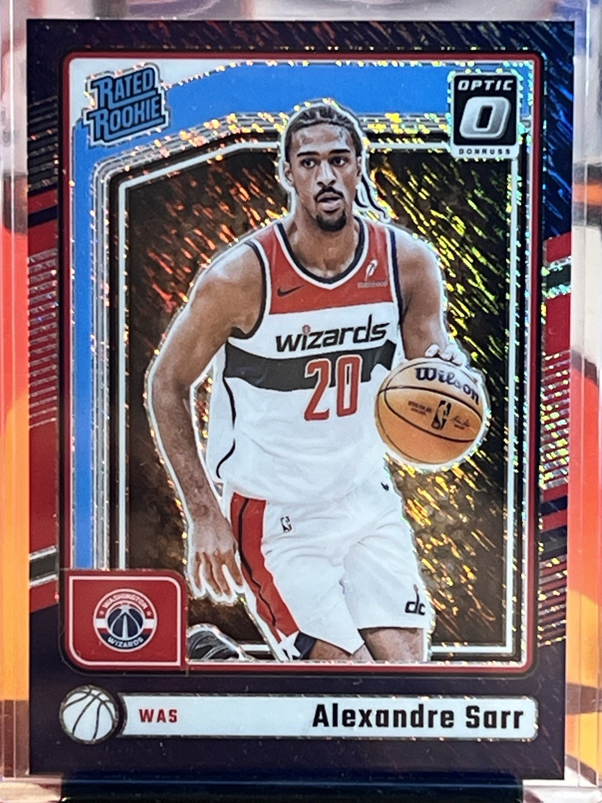 2024-25 Donruss Optic Purple Shimmer Prizm Alexandre Sarr #276 (RC)