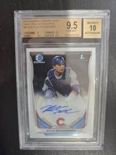 2014 Bowman Chrome Draft Kyle Schwarber Auto BGS 9.5/10 TRUE GEM ++ 💎