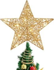 Christmas Tree Topper,Christmas Decorations Colorful Lighted Xmas Tree Star for 