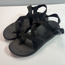 Chaco Women's Z/1 Classic Outdoor Adjustable Cushioned Sandal, Black Size 11