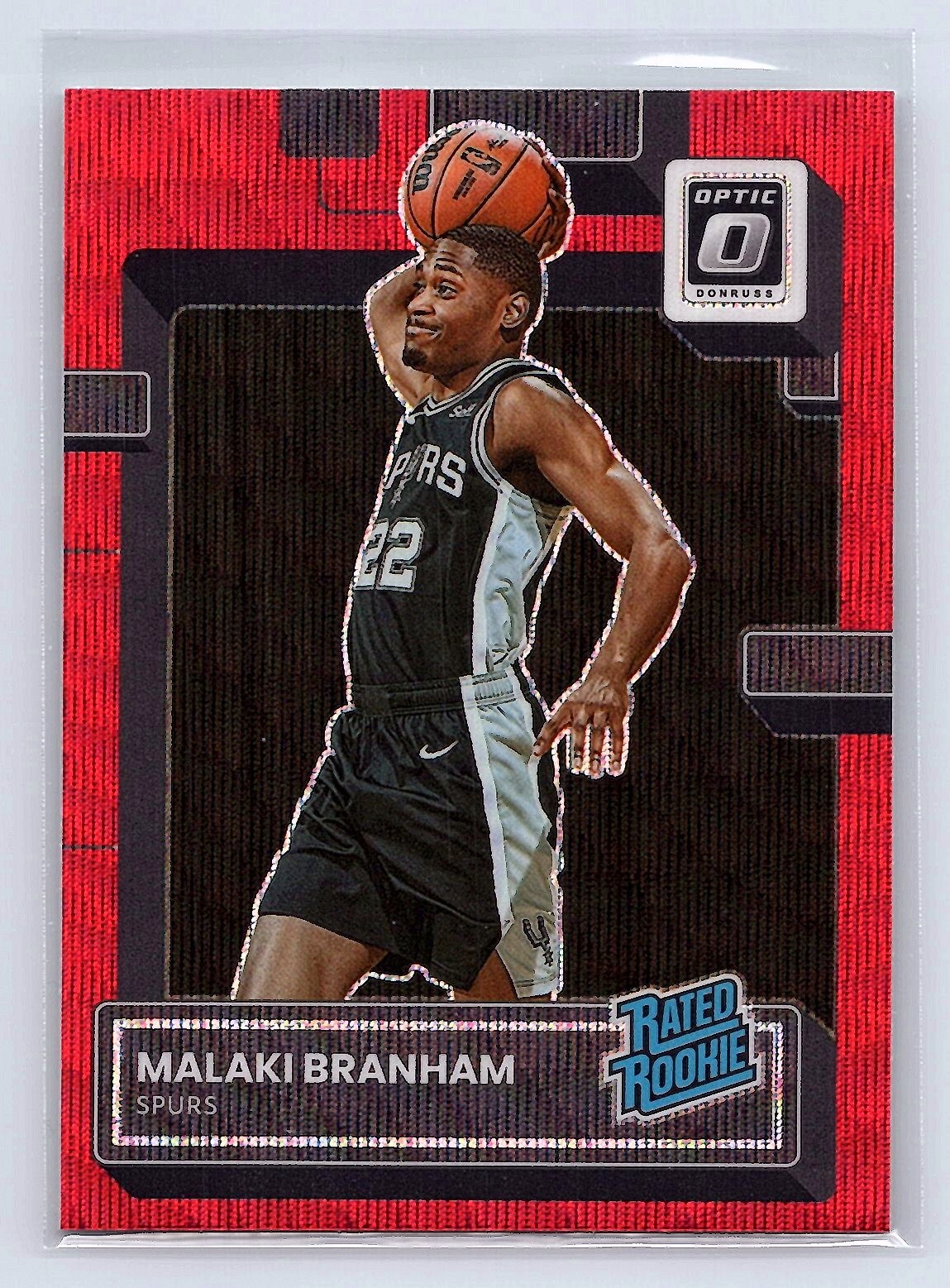 Malaki Branham 2022-23 Donruss Optic #222 Red Wave