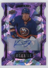2020-21 Upper Deck Allure Rookie SP Purple Diamond 7/10 Kieffer Bellows Auto 1q2