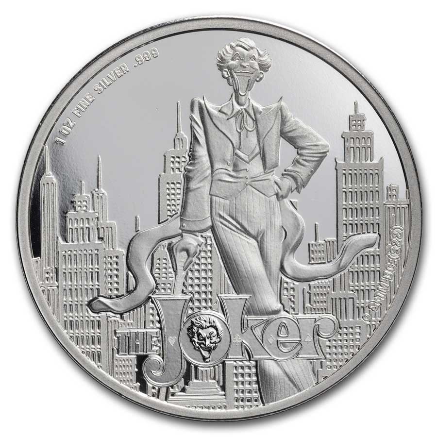 2024 Samoa 1 oz Silver DC Comics The Joker BU | eBay