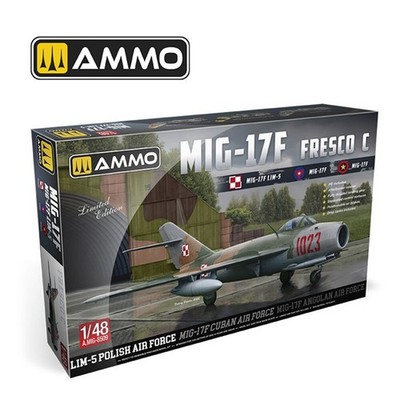 Ammo MIG A.MIG-8509 - 1/48 MiG-17F/LIM-5, Poland-Cuba-Angola - Neu