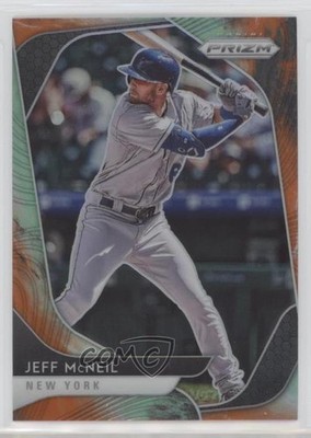 2020 Panini Prizm Tier II Mega Box Cosmic Haze Prizm Jeff McNeil #158 06sb