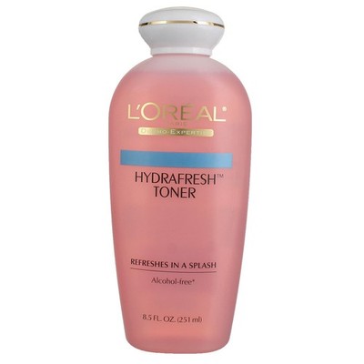 5 Pack L'Oreal Paris Dermo Expertise Hydrafresh Skin Toner, 8.5 fl oz