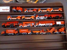 J75 17 STK Herpa Preiser 1:87 H0 MB NG Feuerwehr TLF Löschkanone Ruthmann DLK