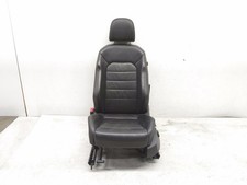 2015-2021 Volkswagen Gti Front Left Driver Seat 5gm-881-405-ba Blk Lthr Manual