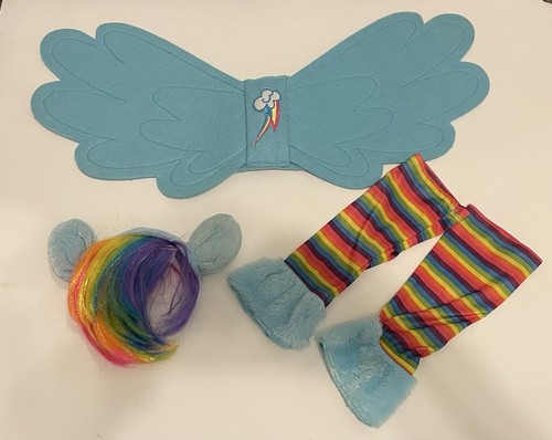 My Little Pony Rainbow Dash Costume Wings Headband & Armbands
