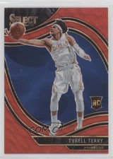 2020-21 Panini Select Courtside Red Wave Prizm Tyrell Terry #270 8k4